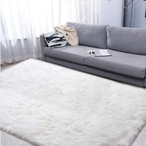  Rugs White 6x8 Rug The Cat Soft Fluffy Carpet for Bedroom  Living Room Home Decor Can Also Be Used As an Outdoor Rug, Microfiber  Non-Slip : Home & Kitchen