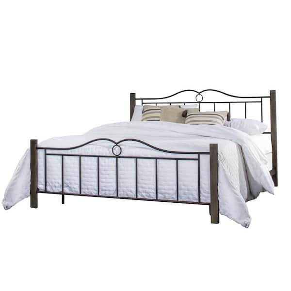 Hillsdale Furniture Dumont King Bed, Black