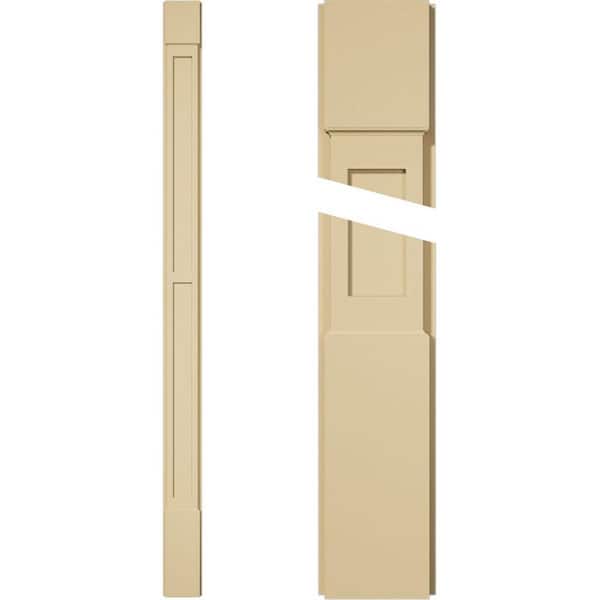 Ekena Millwork 2 in. D x 7 in. W x 108 in. L Primed Polyurethane Pilaster 1- Pack