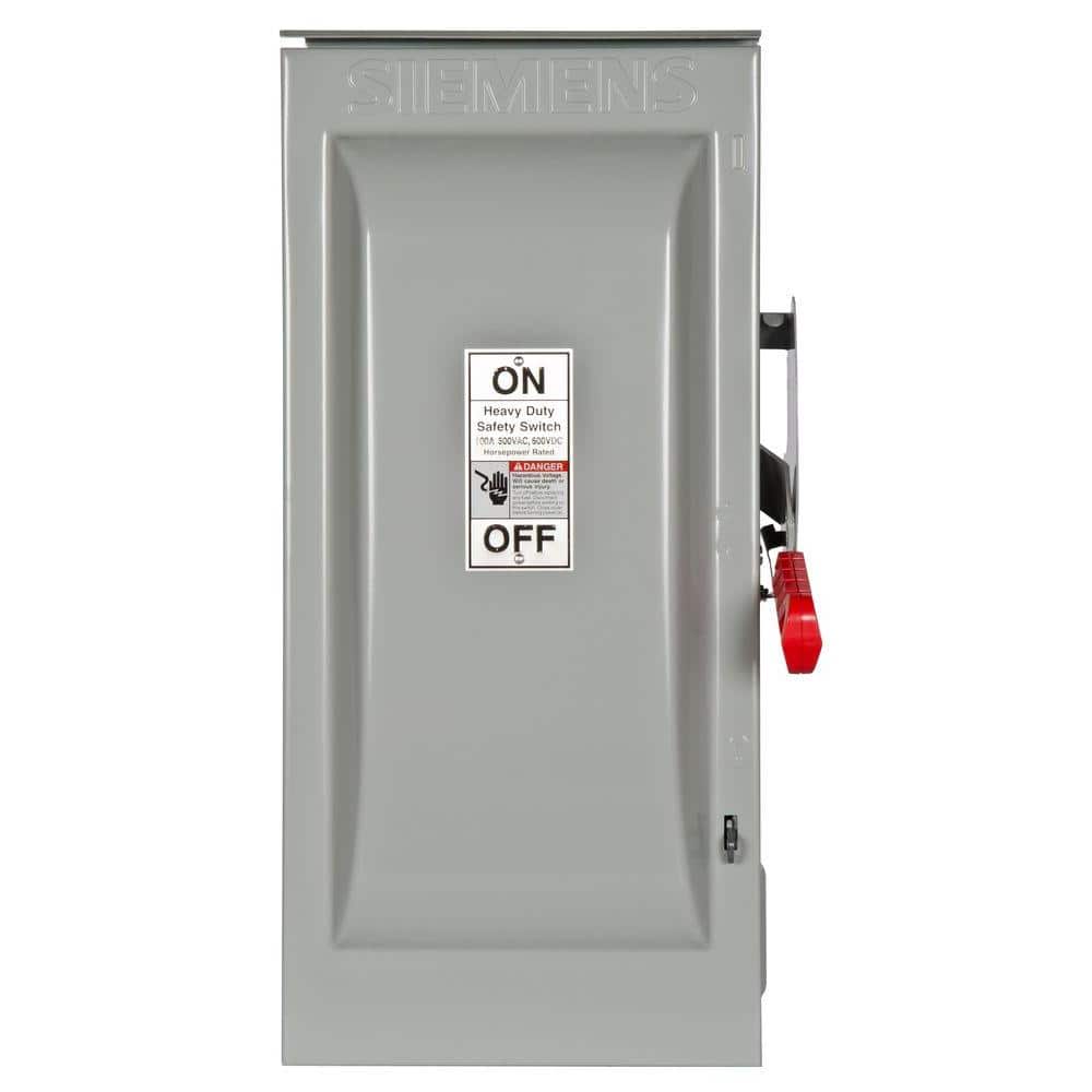 UPC 783643151307 product image for Heavy Duty 100 Amp 600-Volt 3-Pole Outdoor Fusible Safety Switch | upcitemdb.com