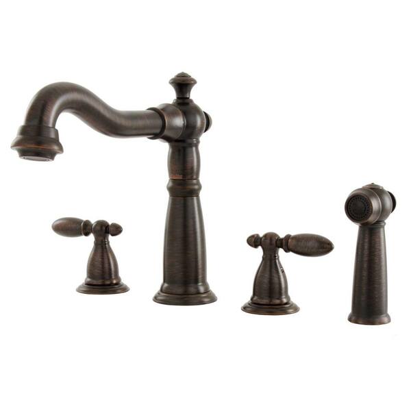 Delta Victorian 2-Handle Kitchen Faucet in Venetian Bronze