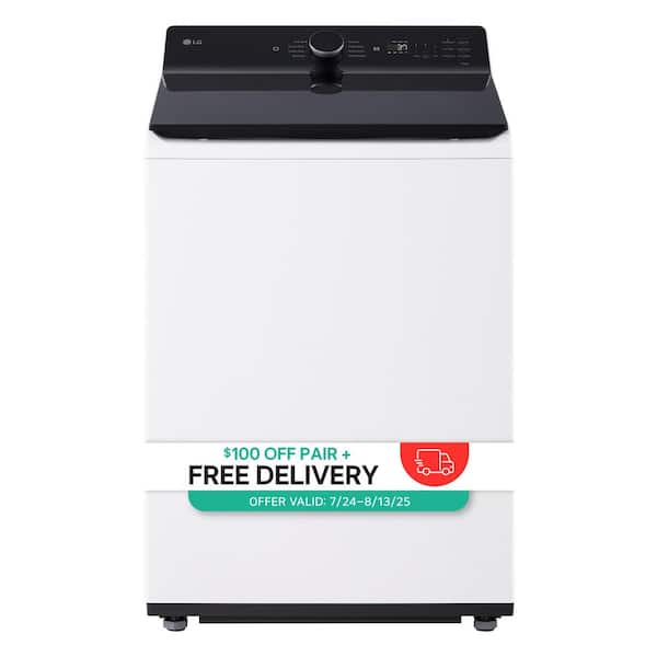 5.3 cu. ft. SMART Top Load Washer in Alpine White with Agitator, Easy Unload and TurboWash3D Technology