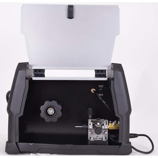 Husky - Single Phase 140 Amp 120-Volt AC Gas MIG Wire Feed Welder with Gas Regulator