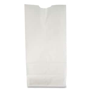 #6 White Paper Reusable Grocery Bag, 35 lb Capacity, 6 in. x 3.63 in. x 11.06 in. (Set of 500)