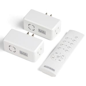 LINK2HOME Indoor and Outdoor Wireless Remote Control Outlets - The