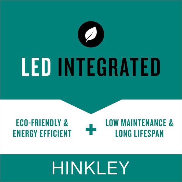 Taper Line-Voltage Bronze Integrated LED Horizontal Stair Light