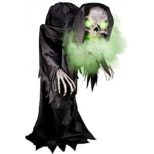 85 in. Premium Talking Halloween Animatronic Colossal The Hunched Skeleton Reaper by Tekky