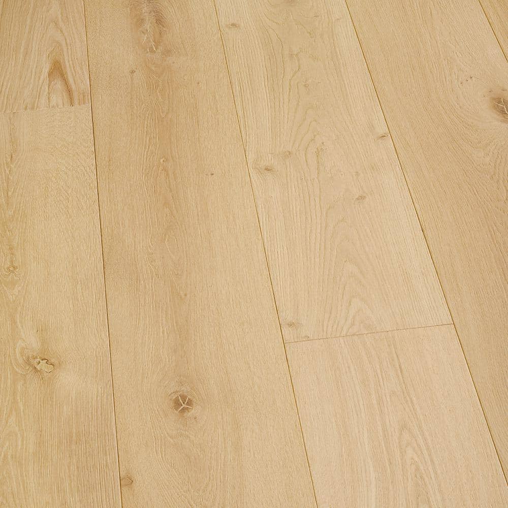 Maybecks French Oak 5/8 in. T x 9.4 in. W Tongue and Groove Wire Brushed Engineered Hardwood Flooring(34.10 sq.ft./Case) -  Malibu Wide Plank, HDLCMA4961EF