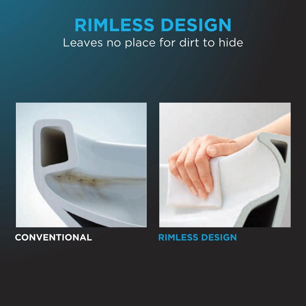 Elegant White Vitreous China Elongated Two-Piece High-Efficiency Toilet