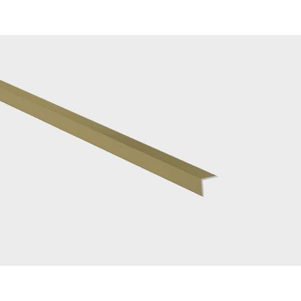 Novoescuadra Mini Royal Gold 1/2 in. x 98.4 in. Aluminum Edging Trim