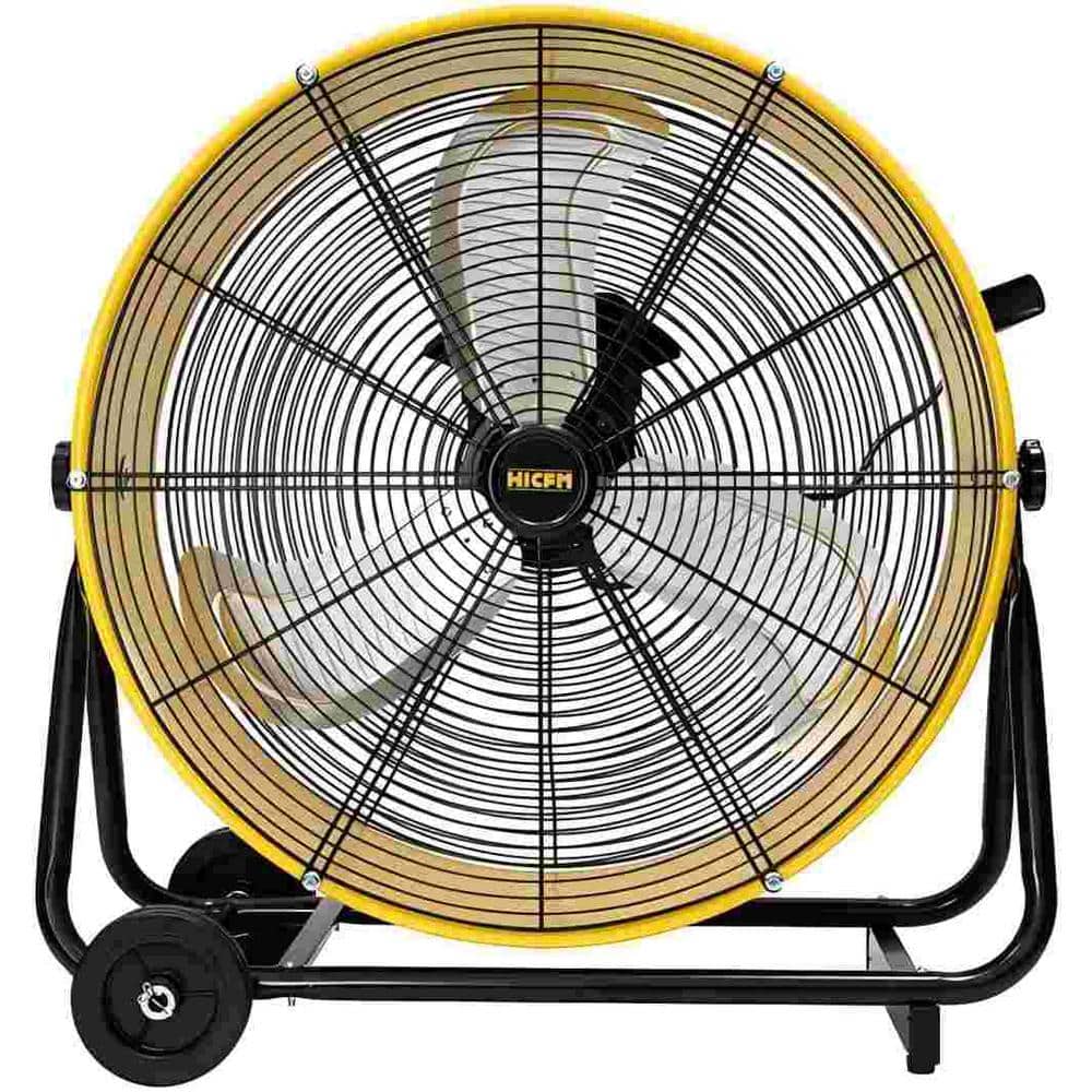 Atemomen 24 in. 8800 CFM BLDC Drive Drum Fan in Black with High