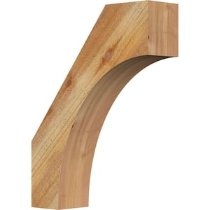 4''W x 14''D x 18''H Westlake Rough Sawn Knee Brace, Western Red Cedar