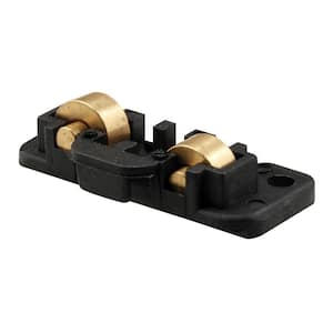 Sliding Window Tandem Roller Assembly, 3/8 in. Brass Rollers
