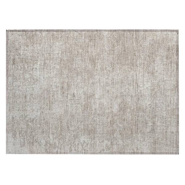 Addison Rugs Chantille ACN559 Ivory 1 ft. 8 in. x 2 ft. 6 in. Machine Washable Indoor/Outdoor Geometric Area Rug