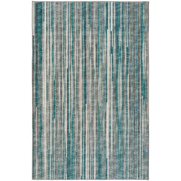 3 x 5 Blue Ombre Runner Rug