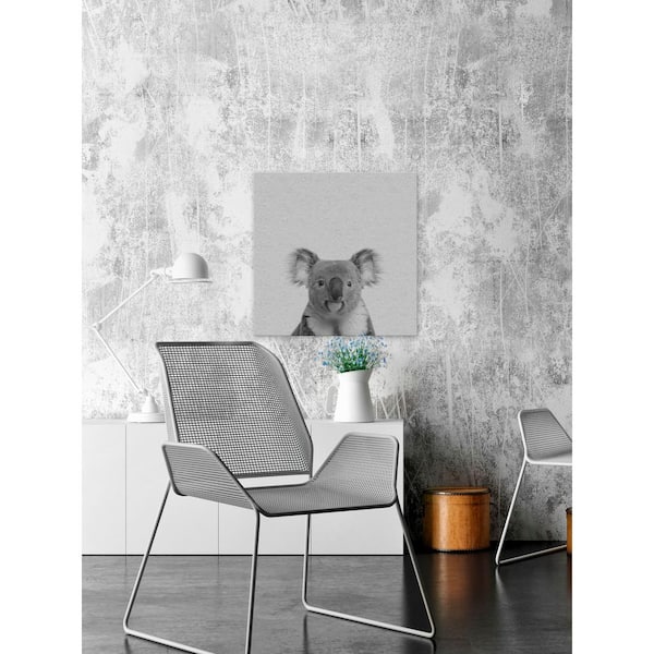 Unbranded 40 in. H x 40 in. W "Playful Koala II" by Marmont Hill Canvas Wall Art