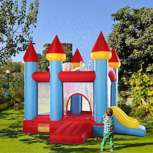 Inflatable Jumping Castle Bounce House Blow Up Kids Bouncer Playhouse with Slide