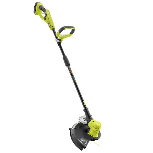 RYOBI ONE+ 18V 10 in. Cordless Battery String Trimmer and Edger with 1.5 Ah  Battery and Charger P2030 - The Home Depot