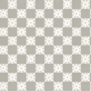 Stardust Warm Grey Checkerboard Peel and Stick Wallpaper