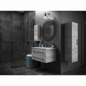 Kato 48 in. W x 19 in. D x 20 in. H Single Sink Wall Bathroom Vanity Cabinet in Soho with Cultured Marble Top in White