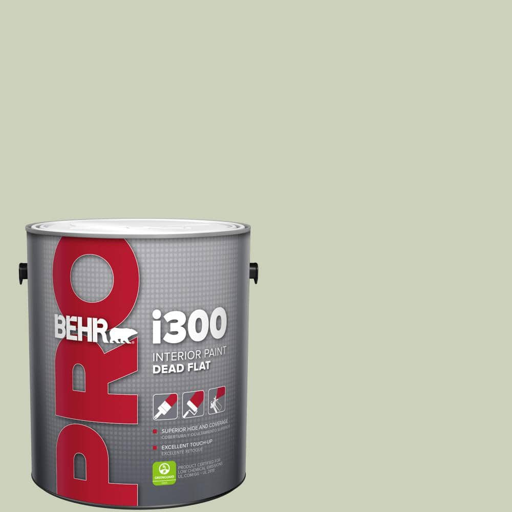 BEHR PRO 1 gal. #PPU10-09 Chinese Jade Dead Flat Interior Paint