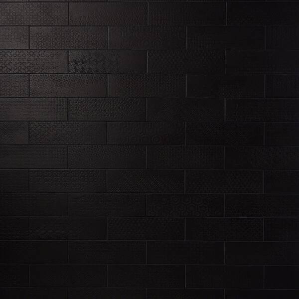 Ivy Hill Tile Harper 4 in. x 12 in. Black Matte Porcelain Subway Floor and Wall Tile (30 pieces / 8.72 sq. ft. / box) Ivy Hill Tile Harper 4 in. x 12 in. Black Matte Porcelain Subway Floor and Wall Tile (30 pieces / 8.72 sq. ft. / box)