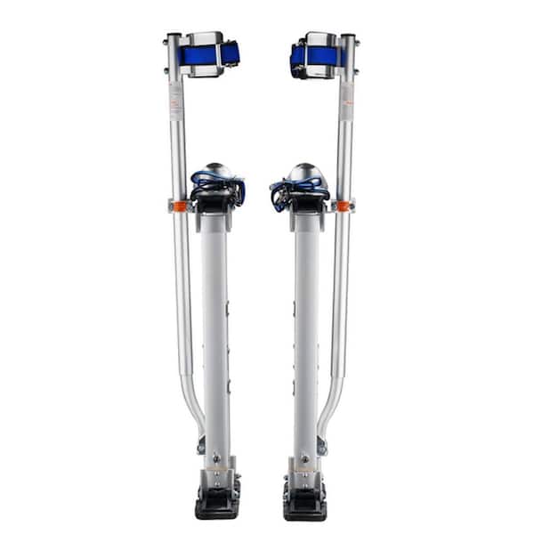 Pentagon Tool 18 in. to 30 in. Adjustable Height Silver Drywall Stilts