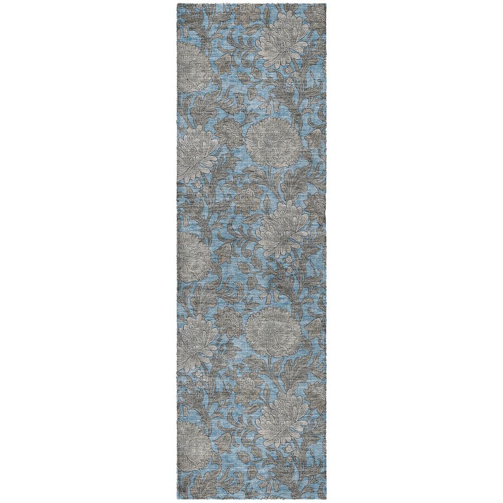 Dream Shag Premium Machine Washable Abstract ADS677 Blue 2 ft. x 7 ft. Runner Rug price history on PriceWatchPro