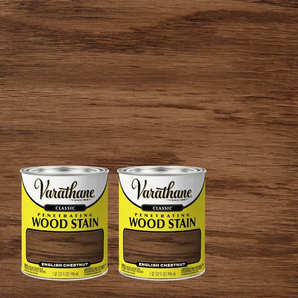 1 Quart English Chestnut Classic Interior Wood Stain (2-Pack)