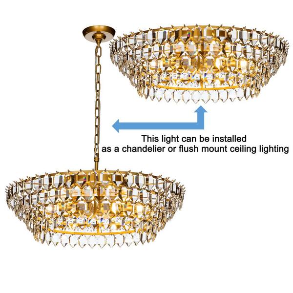 home depot glam ceiling light