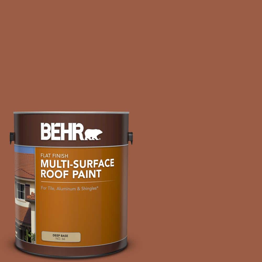 1 gal. #RP-25D Terra Stone Flat Multi-Surface Exterior Roof Paint