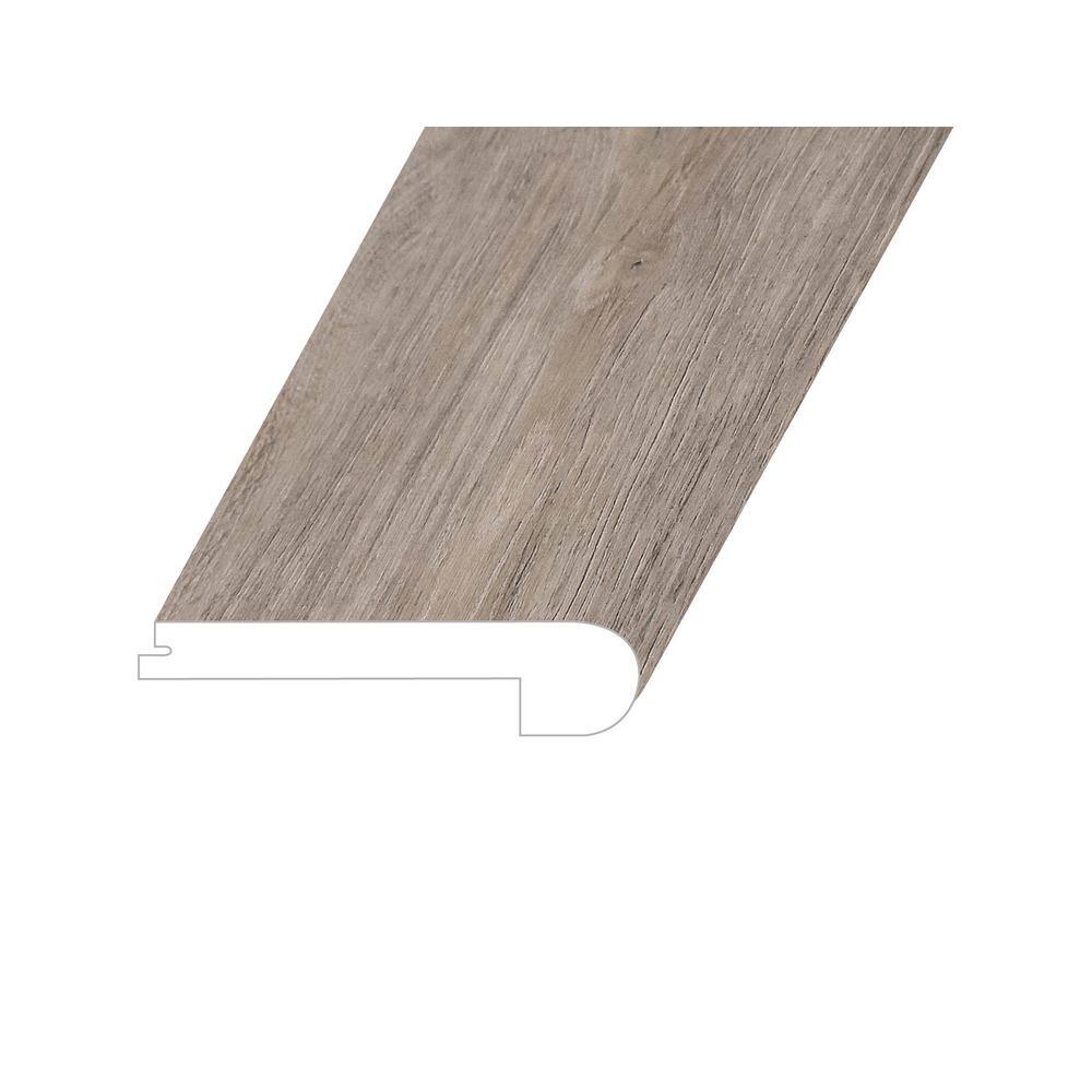 Amare Select Chrome 1 in. T x 4.5 in. W x 94.5 in. L Vinyl Flush Stair Nose Molding price history on PriceWatchPro