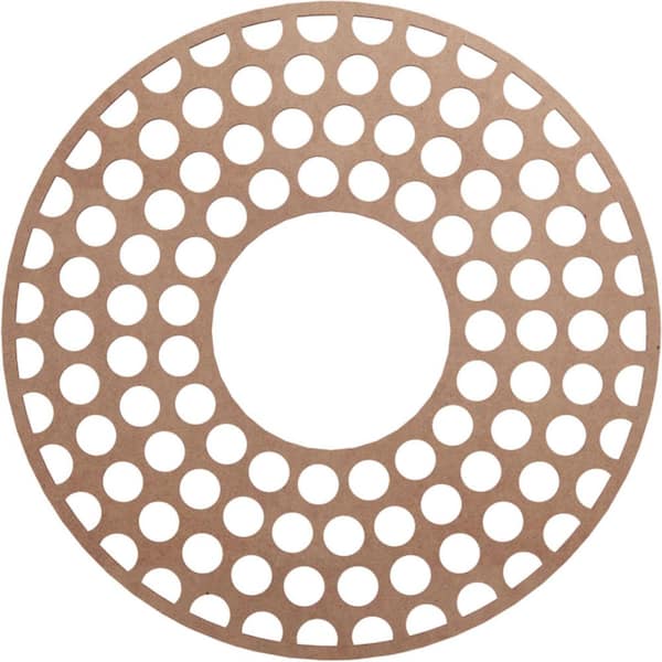 Ekena Millwork 0.375 in. x 30 in. x 30 in. Wood Medallion Moulding