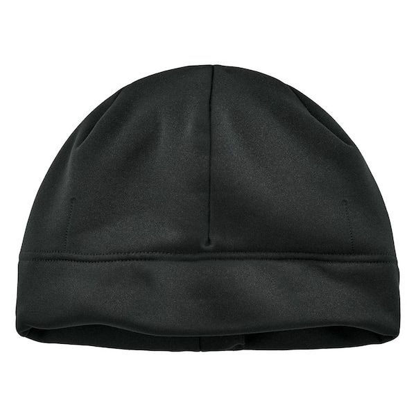 Ergodyne N-Ferno 6808ZI Black Zippered Winter Beanie Hat (Bump Cap