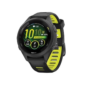Garmin Forerunner 265 Running Smartwatch with Black Bezel 1.81 x