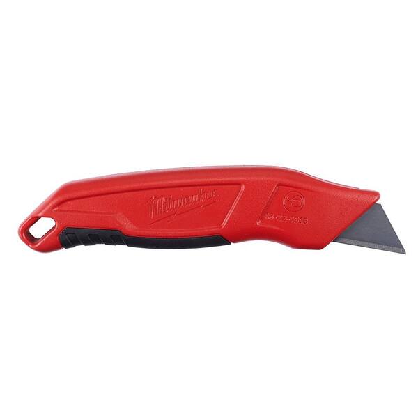 Milwaukee Fixed Blade Utility Knife with General Purpose Blade with General  Purpose Utility Blade (50-Pack) (2-Piece) 48-22-1513-48-22-1950 - The Home  Depot