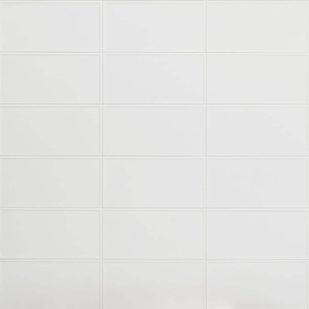 Tori Border White 8 in. x 0.31 in. Matte Ceramic Tile Sample price history on PriceWatchPro