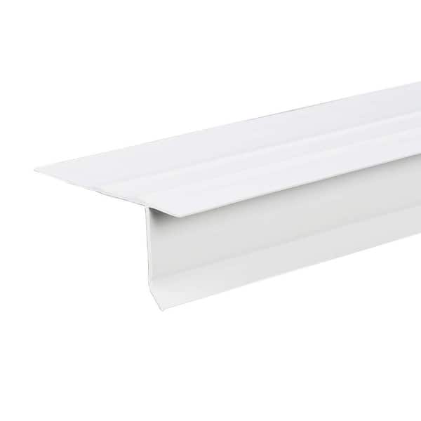 F4-1/2 10 ft. White Vinyl Drip Edge
