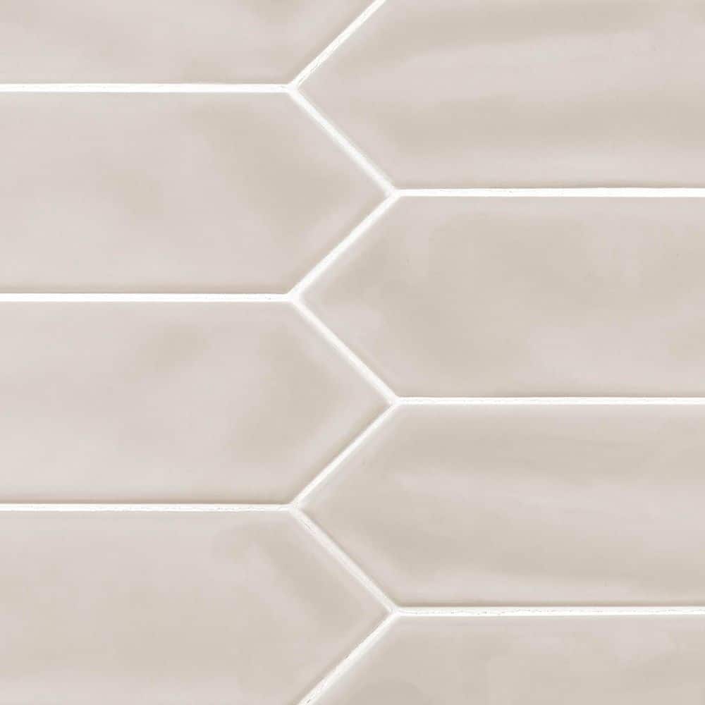 Gloss Taupe 3 in. x 12 in. Ceramic Picket Wall Tile (9.33 sq. ft./Case) price history on PriceWatchPro