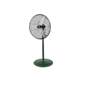 24 in. Outdoor Rated Oscillating Air Circulator With Pedestal Base