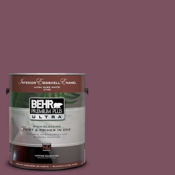 BEHR Premium Plus Ultra 1-Gal. #UL100-20 Classic Berry Interior Eggshell Enamel Paint-DISCONTINUED