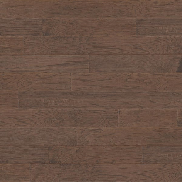 SELKIRK FLOORS Take Home Sample - Captival Hickory 5 in. W x 4 in. L Engineered Hardwood Flooring