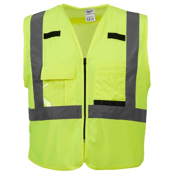 Milwaukee 4X-Large/5X-Large Yellow Class 2-High Visibility Safety