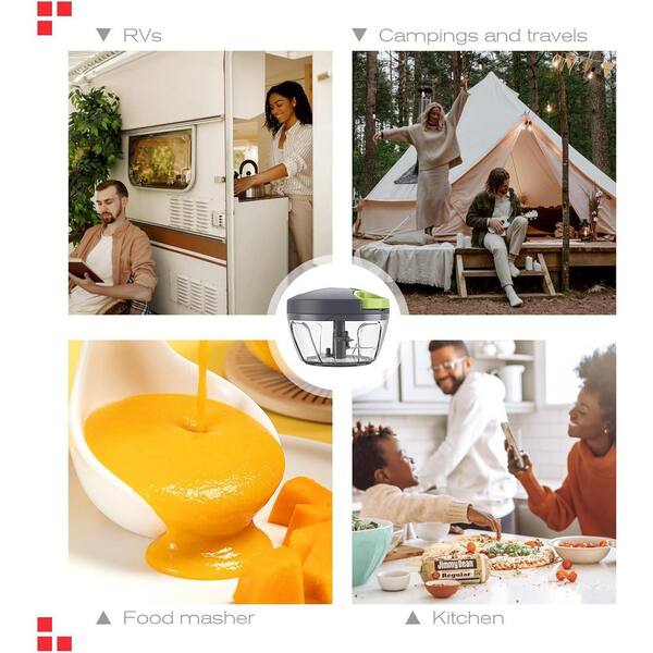 MOUMOUTEN Portable Food Chip Maker - Stainless Steel Handheld Veggie Slicer For Potatoes, Carrots & More - View #6