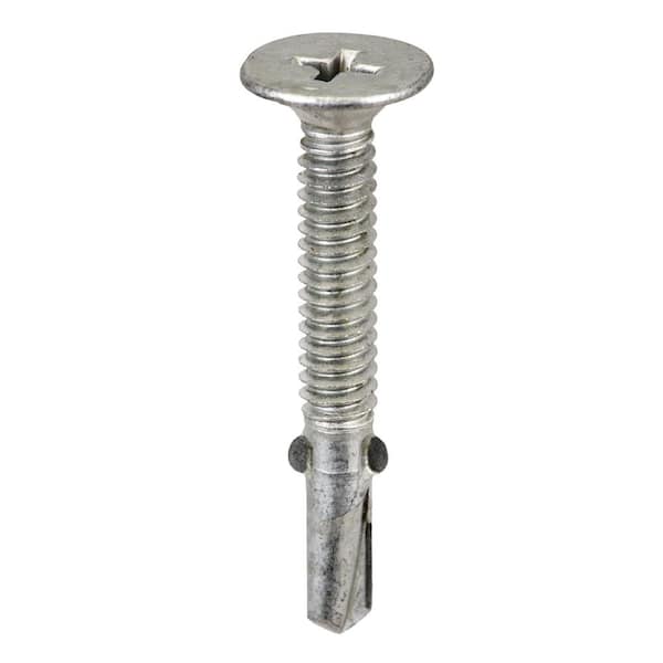 #10 1-7/16 in. Phillips Wafer Head SDS Galvanized HEX Screws (Bag of 250)