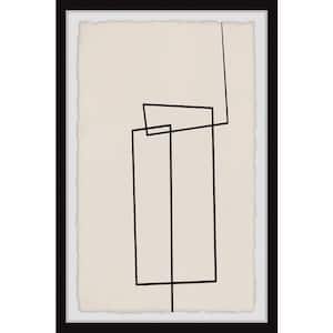 Between the Lines by Marmont Hill Framed Abstract Art Print 12 in. H x 8 in. W