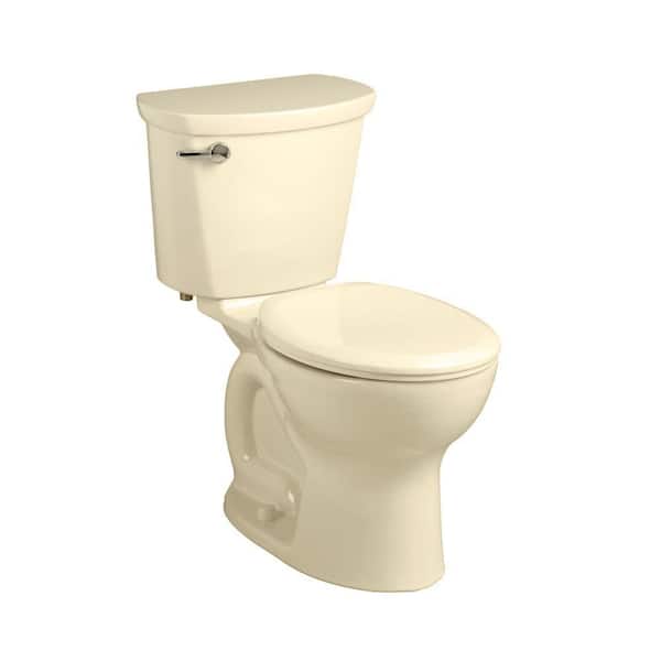 American Standard Cadet Pro 2-Piece 1.6 GPF Single Flush Chair Height Round Toilet in Bone