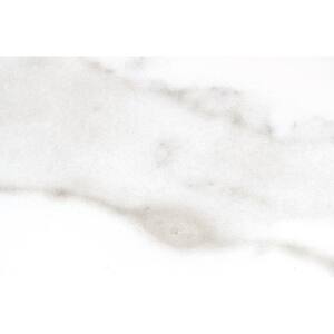 Majestic Nugget White Bullnose 3 in. x 24 in. Polished Porcelain Wall Tile Trim (60 lin. ft./Case)