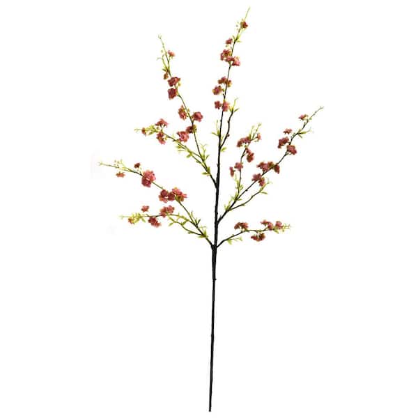 Nearly Natural Indoor 38 in. Cherry Blossom Artificial Flower (Set of 6)