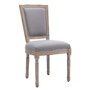 Light Gray Polyester French Dining Chair (Set of 2)
